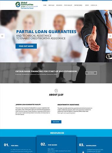 JLGF Website, a website for a commercial entity